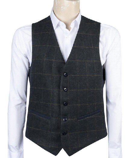 Carabou York Waistcoat Navy size M