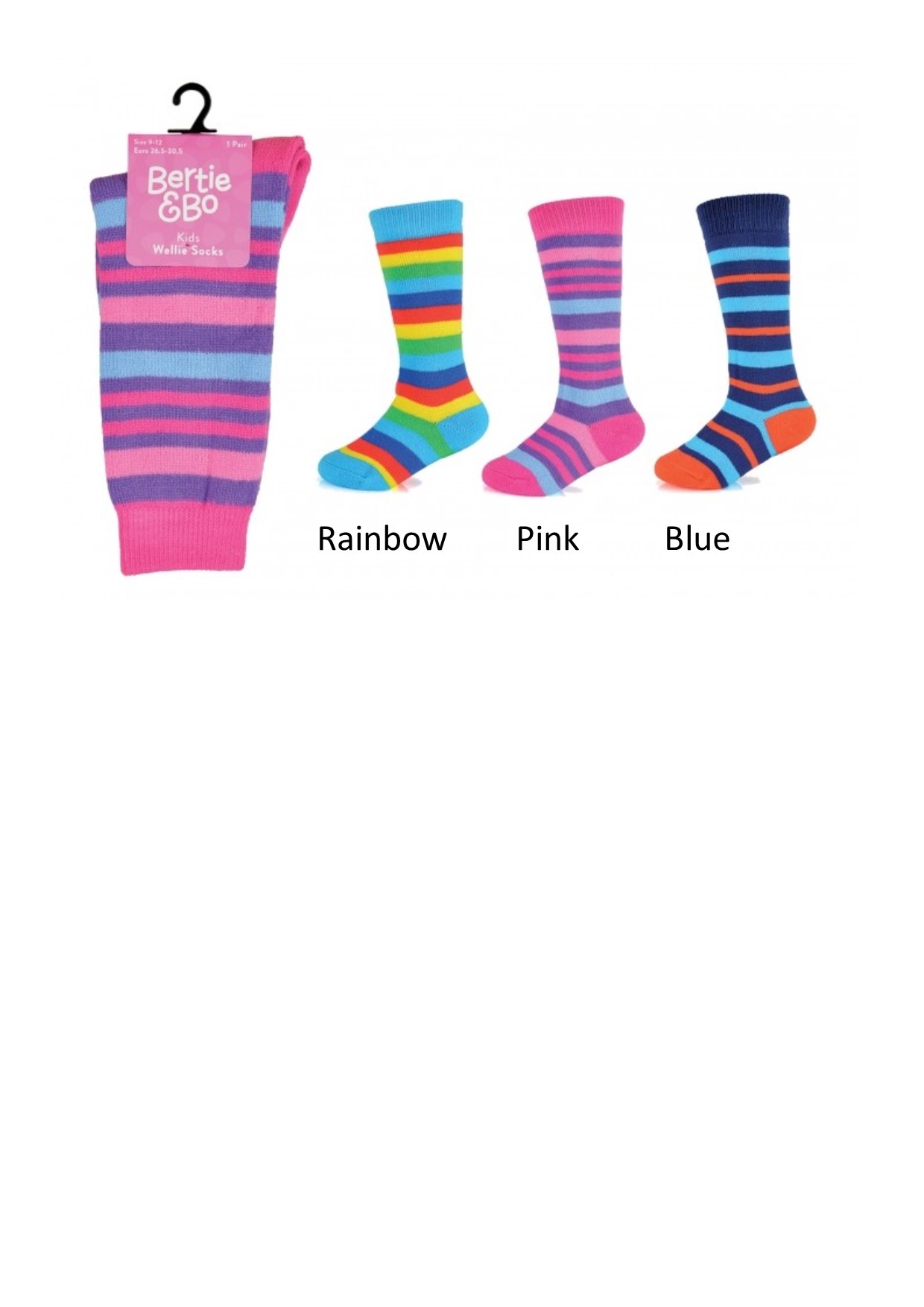 Welli Socks AS156X Rainbow (9-12)