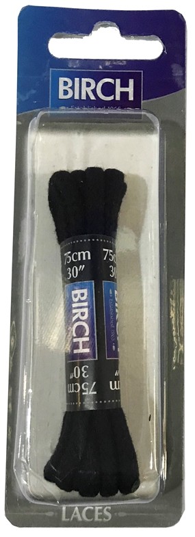 Birch Laces Cord BIR63075B Black 75cm