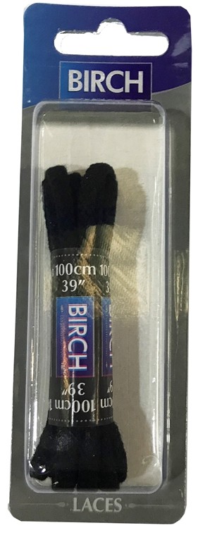Birch Laces BIR63100 cord Black 100cm