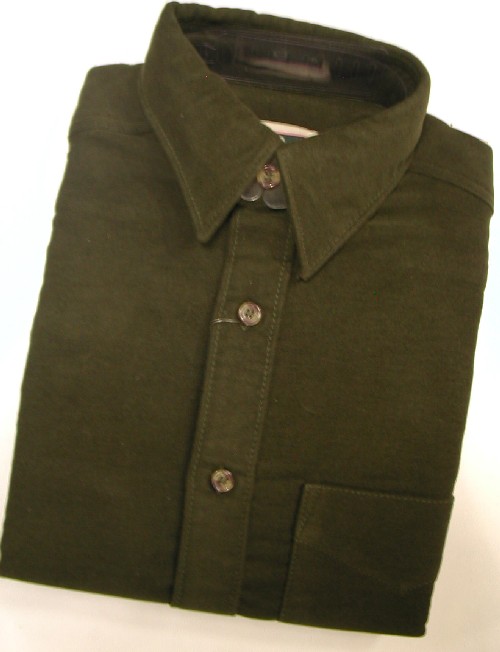 Carabou Moleskin Shirt MS2 Olive size M