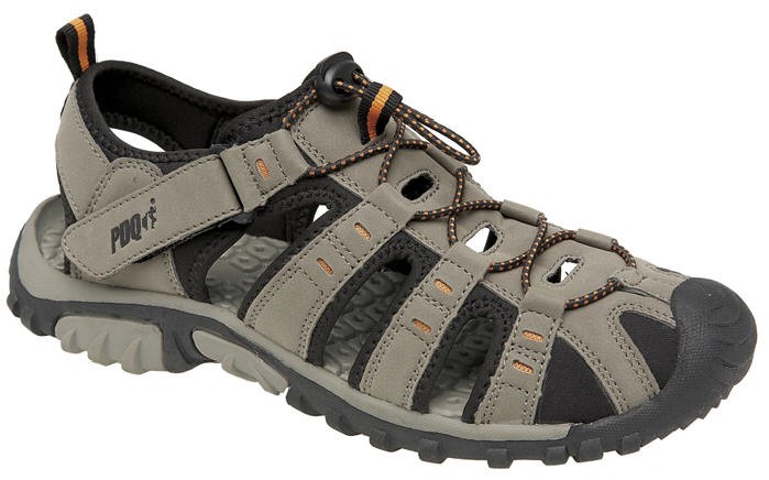 PDQ mens sandals M040F Grey size 10