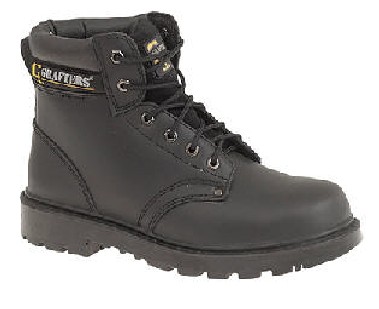 Grafters Safety Boots M629B Brown size 11