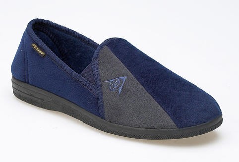 Dunlop mens slippers MS417C Navy size 8