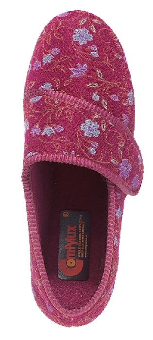 Comfylux Slippers LS794D Wine size 8