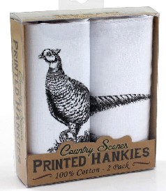 Animal Design Handkerchief 112040 Pheasant