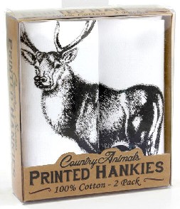 Animal Design Handkerchiek 112045 Stag