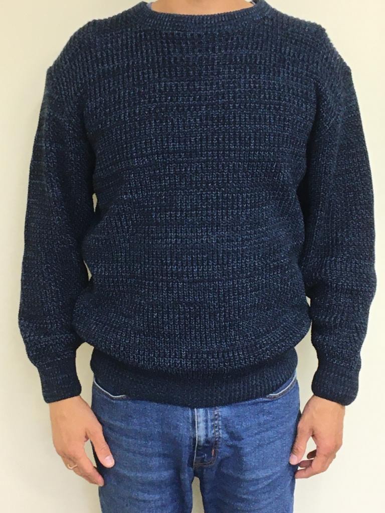 Carabou Sweater 1901C Blue size S
