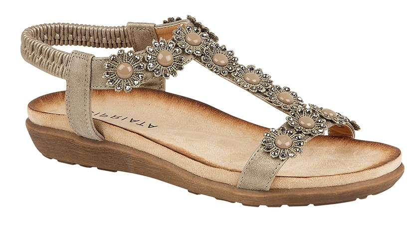 Cipriata Sandals L106FS Pewter size 8