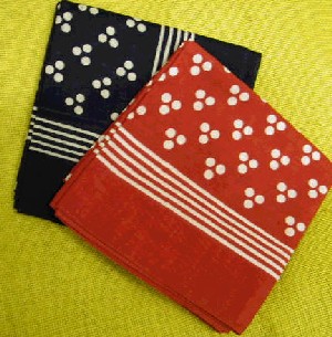 Handkerchief Blue Spot H5592