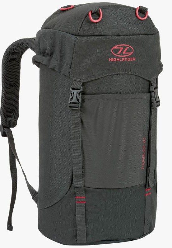 Highlander Rucksack RAM020 Charcoal