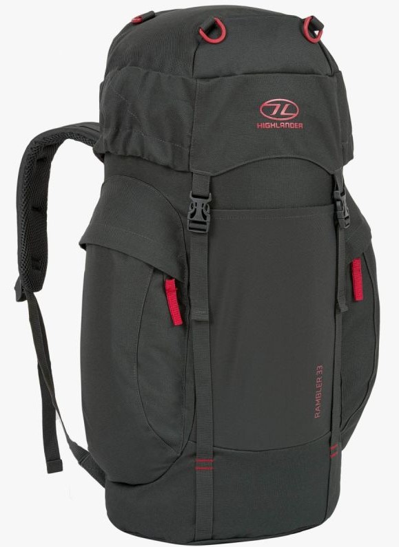 Highlander Rucksack RAM033  Charcoal