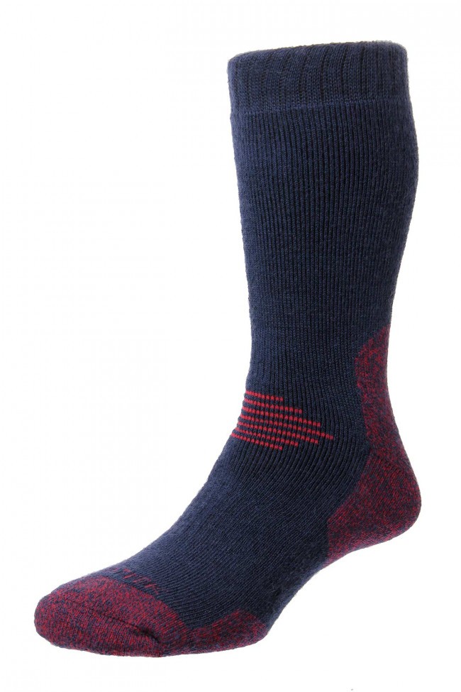 HJ Socks HJ704 Navy/Red size 6-11