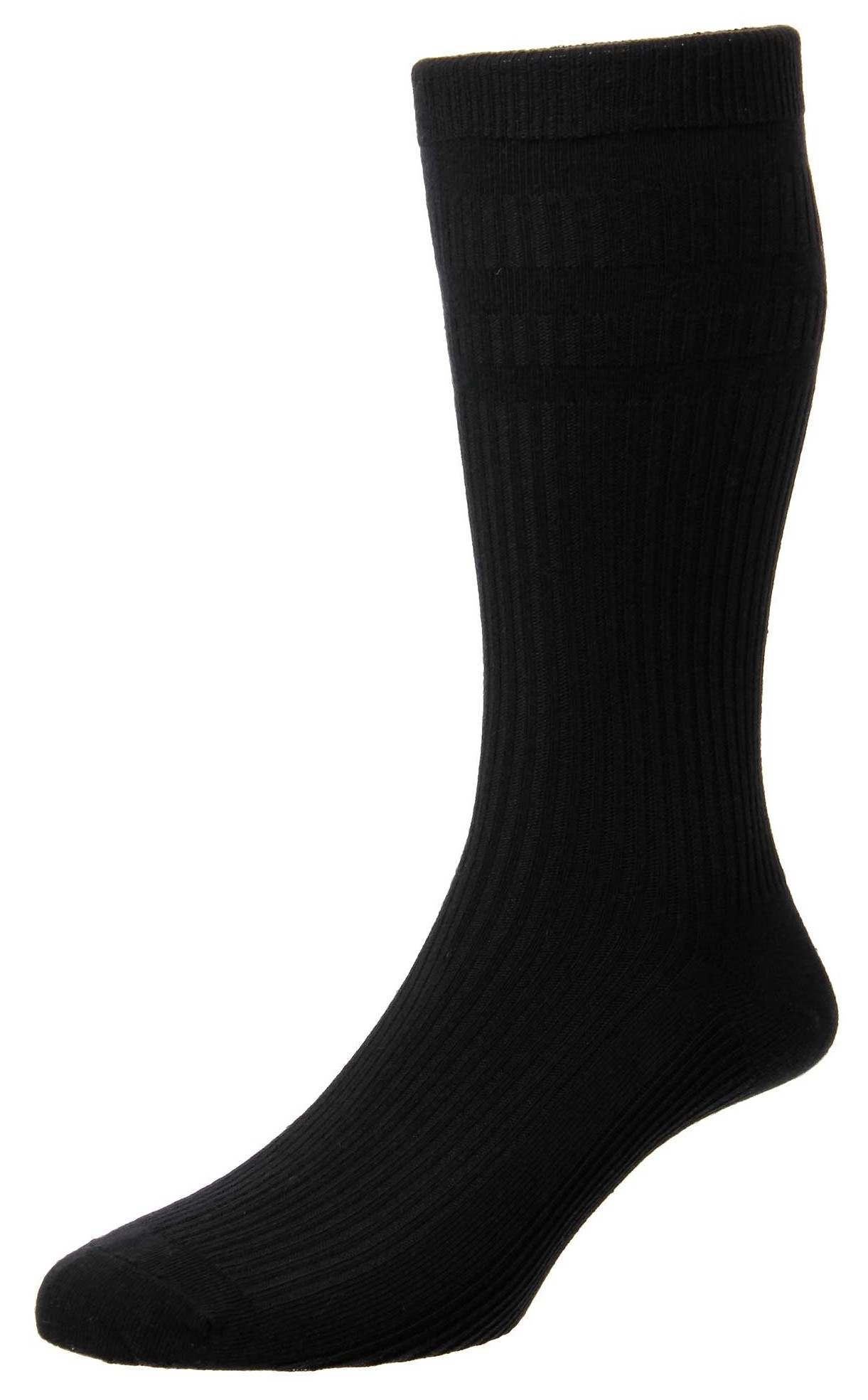HJ191 Softop Socks Black Shoe size 11-13