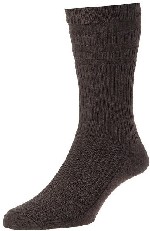 HJ90 Softop Socks Dark Brown Size 6-11