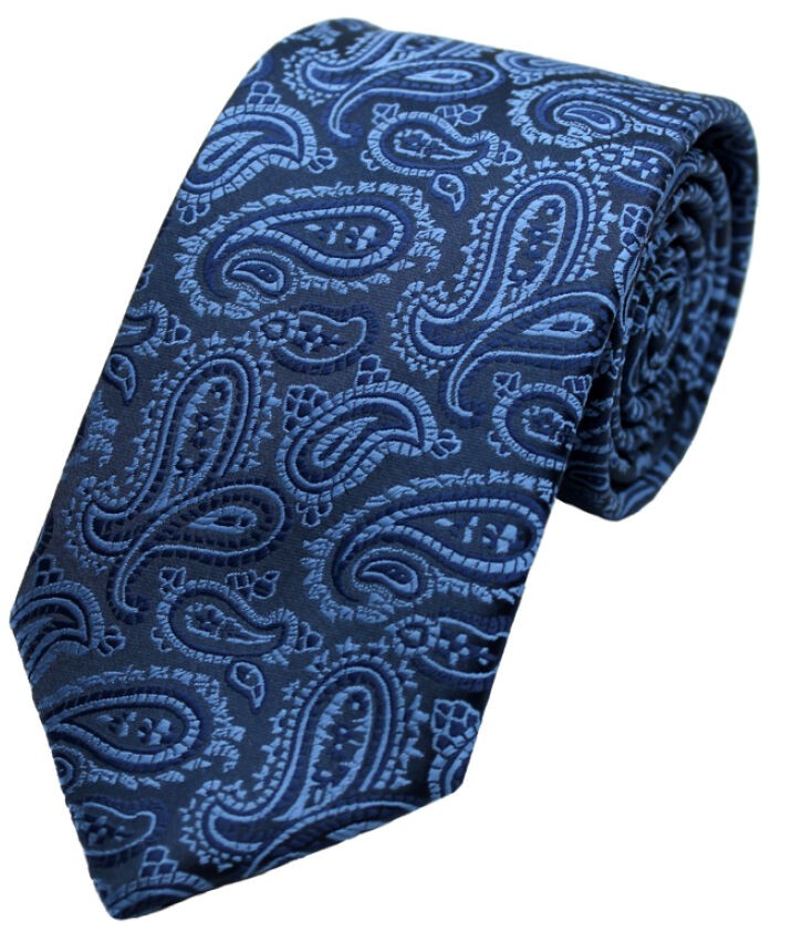 L A Smith Tie F1765/1 Blue