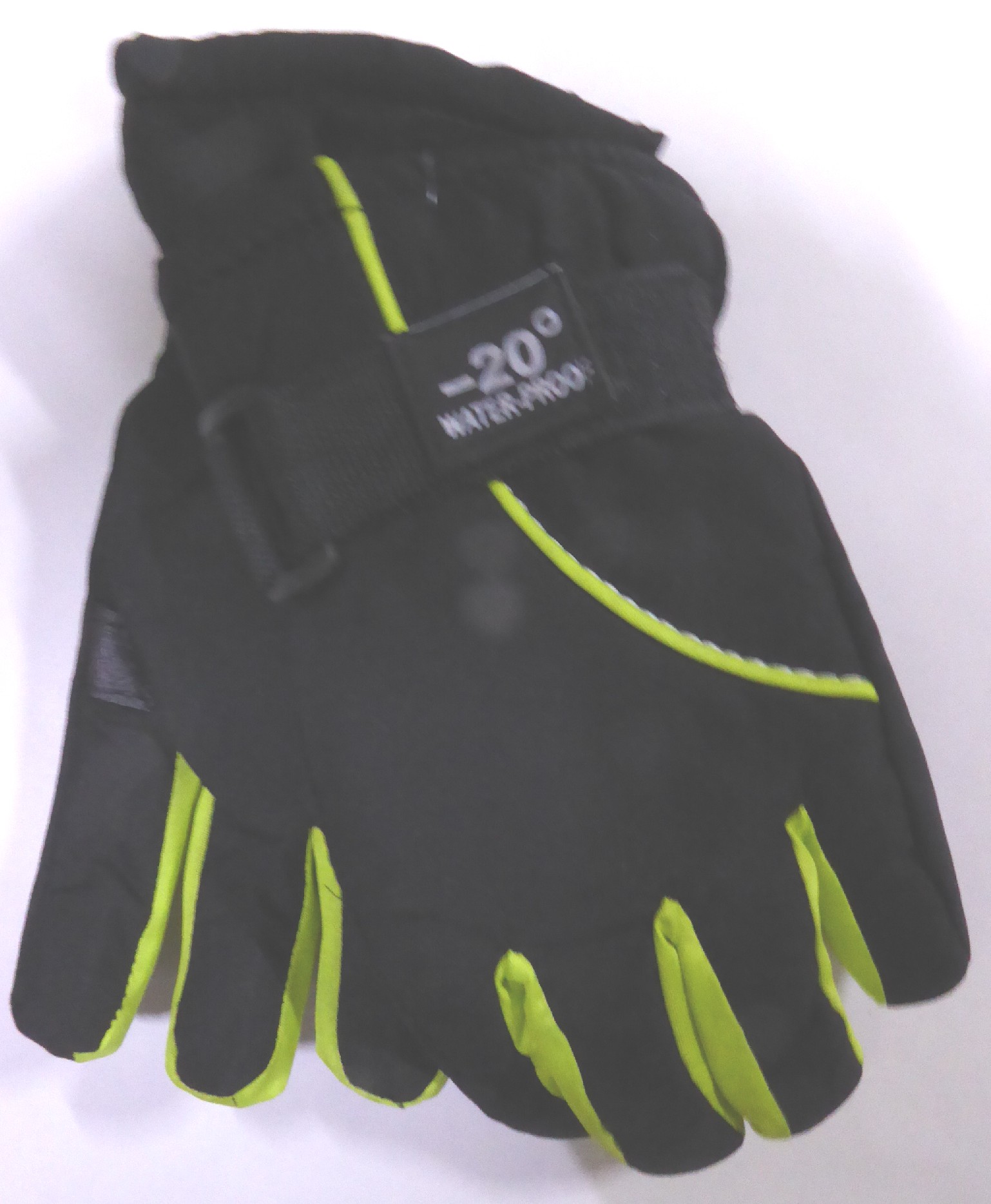 Marku Gloves AG249X Black/Lime Age 12-14