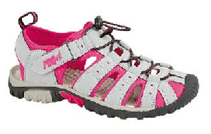 PDQ Sports sandal L377PK Grey/Fuchsia size 4