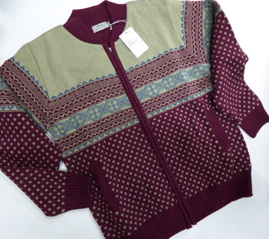 Peter England Cardigan PE7103023 Burgundy size 2XL