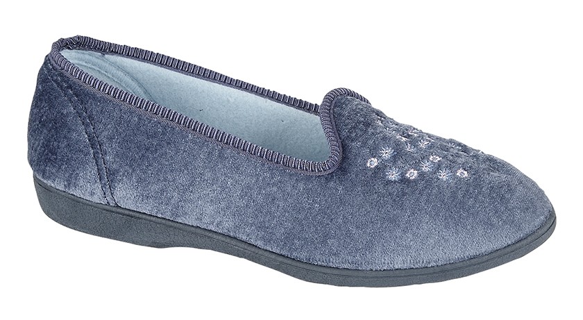 Sleepers Slippers LS777C Blue size 5