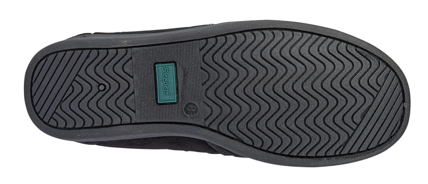 Sleepers Slippers MS337A Black size 12