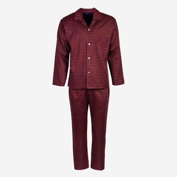 Somas Pyjamas SW15 elastic waist Wine size L