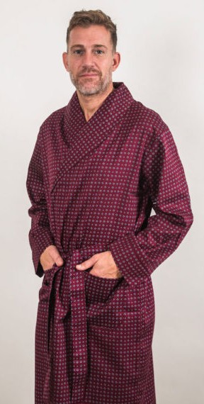 Somax Dressing Gown SW15 Wine size XL