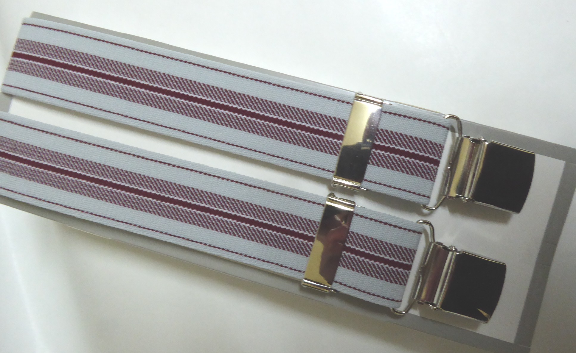 Tex Braces C1000F-51 Grey/Wine length 48