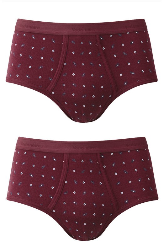 Vedoneire 2 pack briefs 2214 Wine size XL
